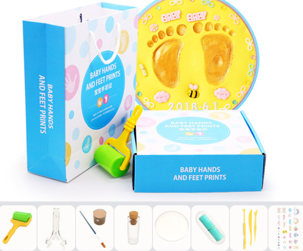 Baby hand and foot print mud - Paule & Angels