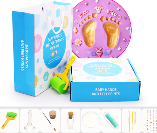 Baby hand and foot print mud - Paule & Angels