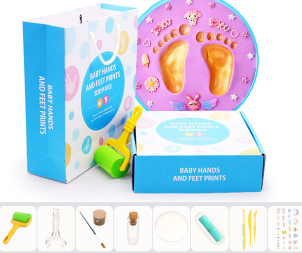 Baby hand and foot print mud - Paule & Angels