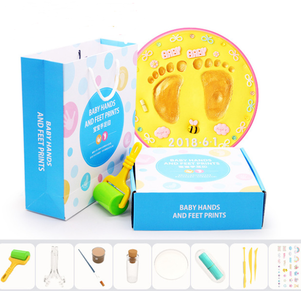 Baby hand and foot print mud - Paule & Angels