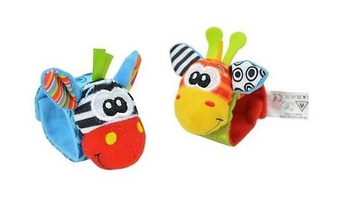 Baby Infant Toy Soft Socks Handbells - Paule & Angels