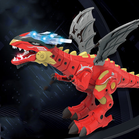 Image of Walking Dragon Toy Fire Breathing Water Spray Dinosaur