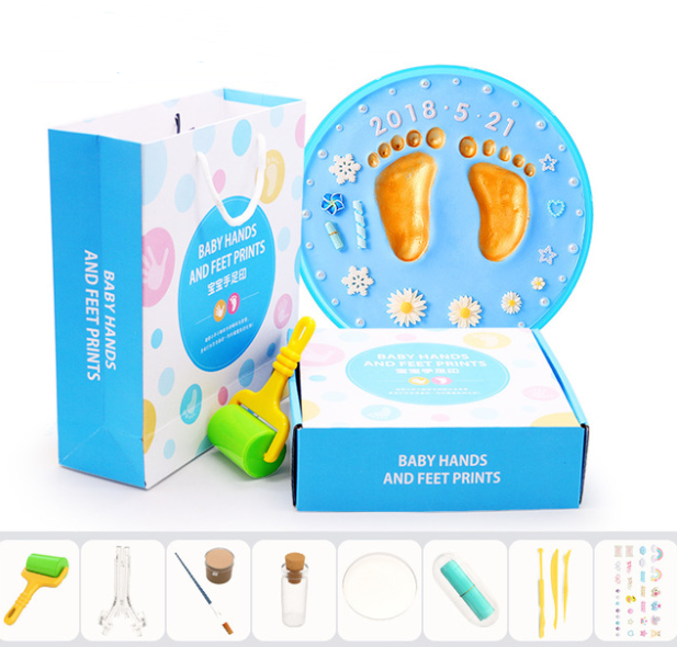 Baby hand and foot print mud - Paule & Angels
