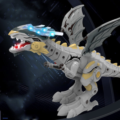 Image of Walking Dragon Toy Fire Breathing Water Spray Dinosaur