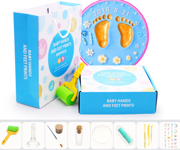 Baby hand and foot print mud - Paule & Angels