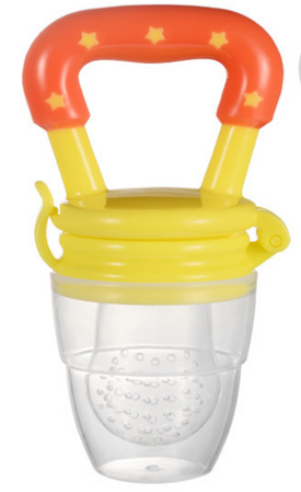 Baby food dispenser - pacifier for fresh fruits