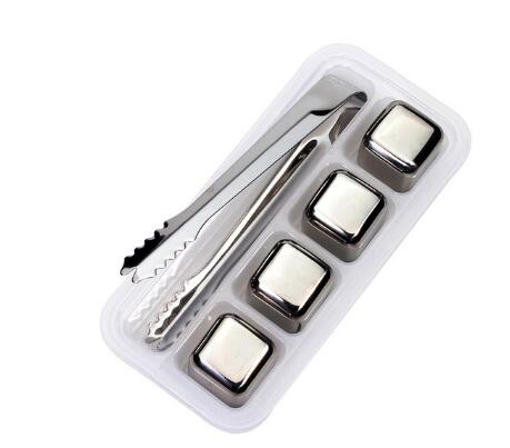 stainless steel ice cube