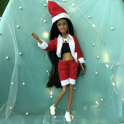 Image of black articulated doll - Paule & Angels