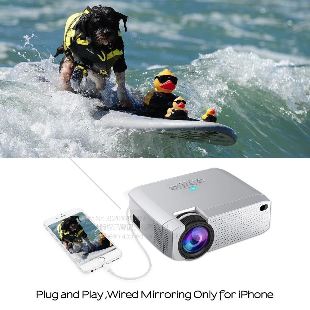 AUN mini projecteur LED D40W - Paule & Angels
