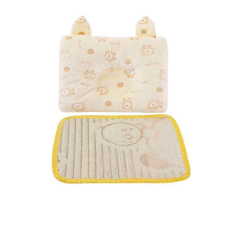 Yulan Beiji baby shaped pillow correction of baby deflection prevention pillow adjustable flat head cartoon pillow - Paule & Angels
