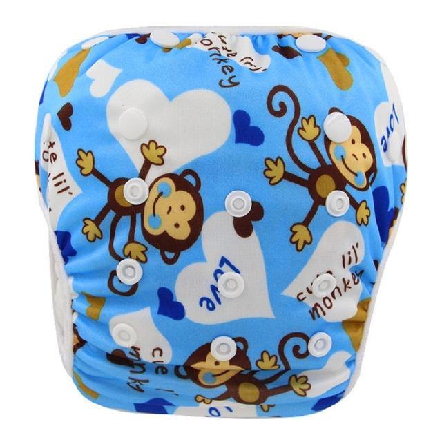 Swim Diaper Wear for Baby Reusable Toddler Baby Swimsuit Adjustable Infant Boy Girl Swimwear - Paule & Angels