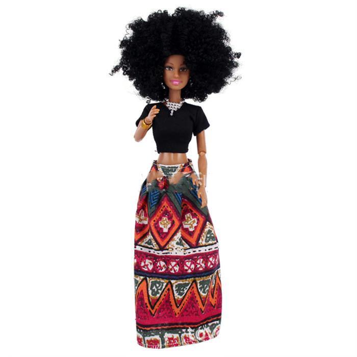 black articulated doll - Paule & Angels