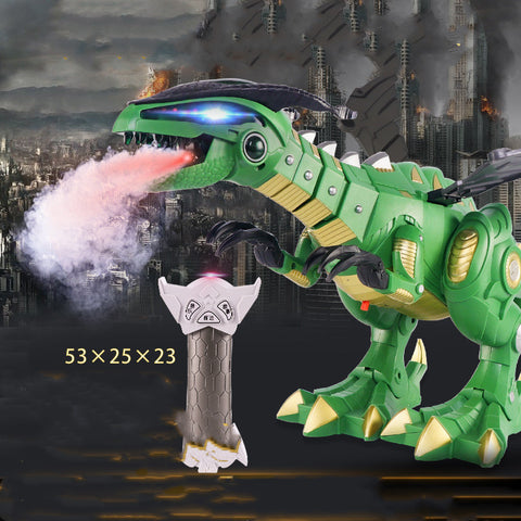 Image of Walking Dragon Toy Fire Breathing Water Spray Dinosaur