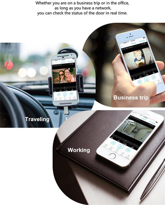 720P Smart WIFI Security Doorbell with Visual Recording Night Vision PIR Motion Detection Low Power Consumption Phone APP Remote - Paule & Angels