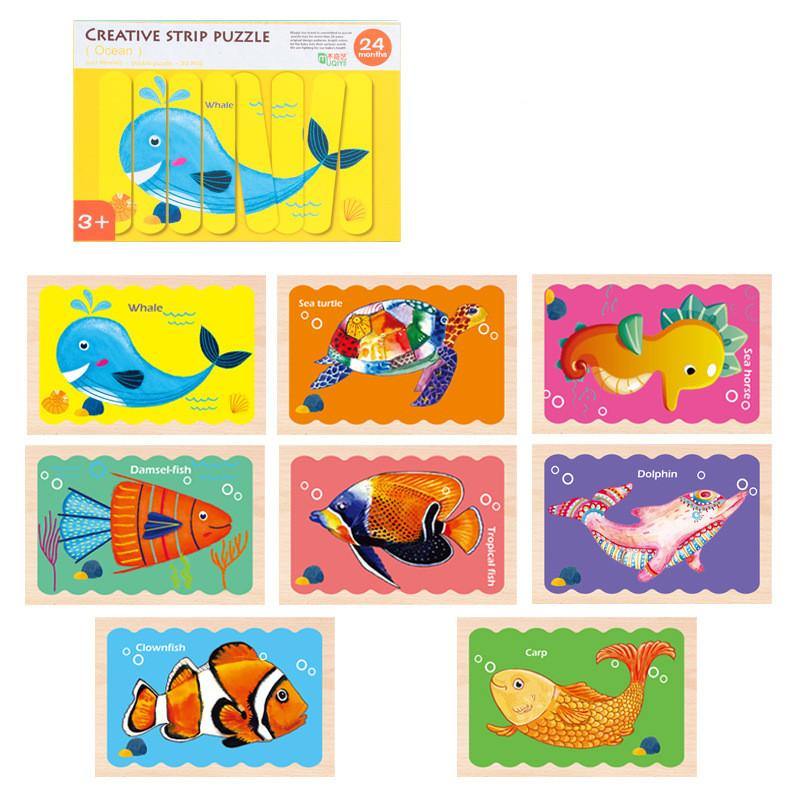 Children's creative bar puzzle - Paule & Angels
