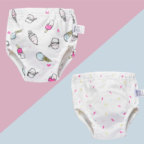 Image of Baby training learning pants baby gauze diaper pants - Paule & Angels