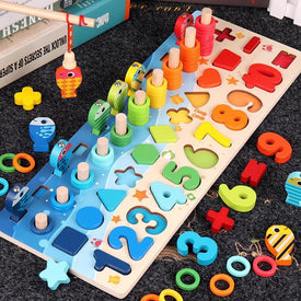 Children 3D Alphabet Number Puzzle Baby Colorful Geometric Digital Letter Educational Toy - Paule & Angels