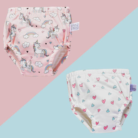 Image of Baby training learning pants baby gauze diaper pants - Paule & Angels