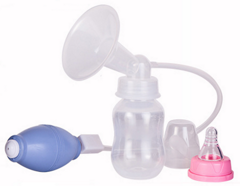 Image of Women Feeding Manual Breast Pump