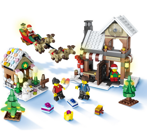 Image of Christmas Scene Building Block - Paule & Angels