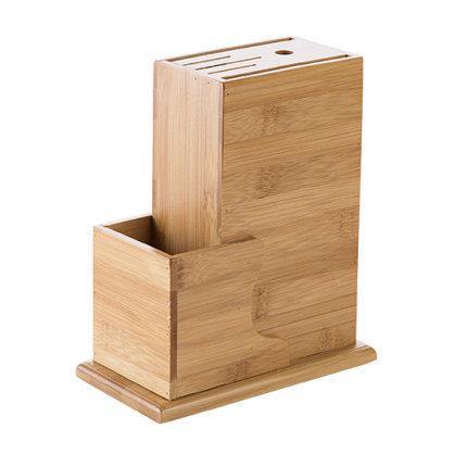 Image of Multifunctional Storage Rack Solid Wood Knife Holder Chopstick Cage Rack - Paule & Angels