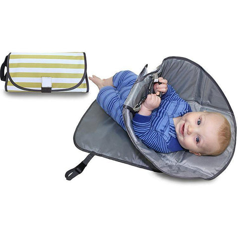 Image of Portable Diaper Changing Pad Clutch for Newborn - Paule & Angels