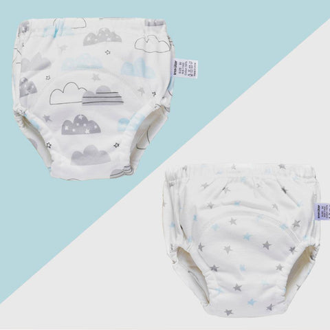 Image of Baby training learning pants baby gauze diaper pants - Paule & Angels