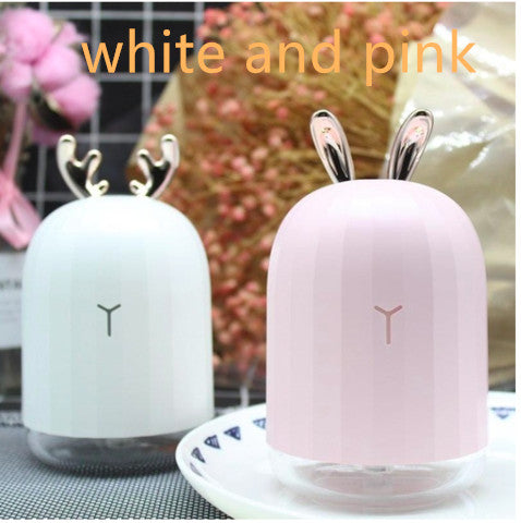 Image of Mini humidificateur portable USB chargeant la forme d'un cerf