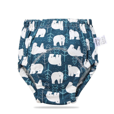 Image of Baby training learning pants baby gauze diaper pants - Paule & Angels