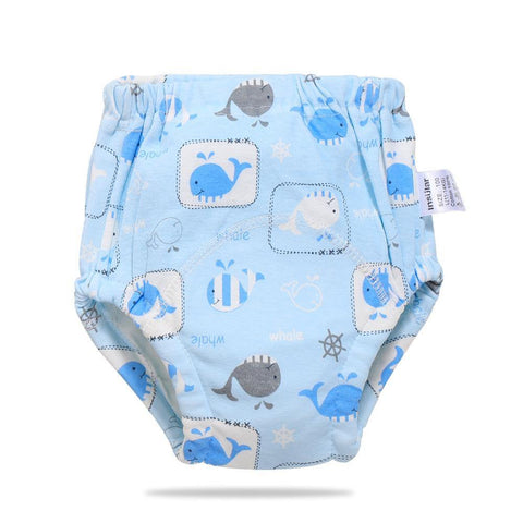 Image of Baby training learning pants baby gauze diaper pants - Paule & Angels