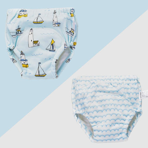 Image of Baby training learning pants baby gauze diaper pants - Paule & Angels