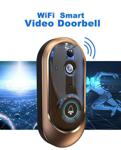 Image of 720P Smart WIFI Security Doorbell with Visual Recording Night Vision PIR Motion Detection Low Power Consumption Phone APP Remote - Paule & Angels