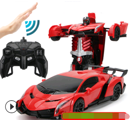 Image of Remote Control Car Electric Induction Deformation Robot