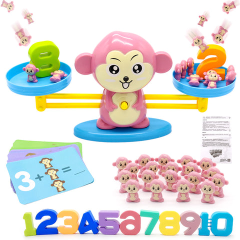 Image of Monkey Balance Children Early Digital Addition and Subtraction Toys