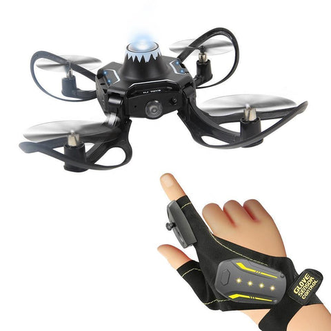 Image of Folding drone gesture control aerial photography four-axis aircraft body sense gravity induction remote control aircraft - Paule & Angels