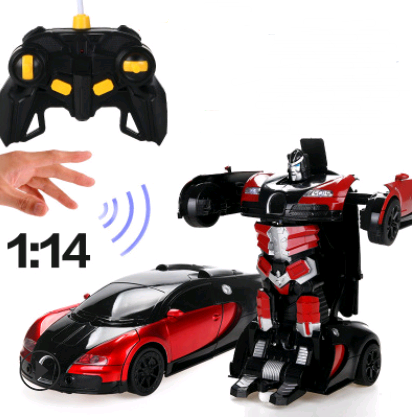 Image of Remote Control Car Electric Induction Deformation Robot