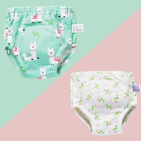 Image of Baby training learning pants baby gauze diaper pants - Paule & Angels