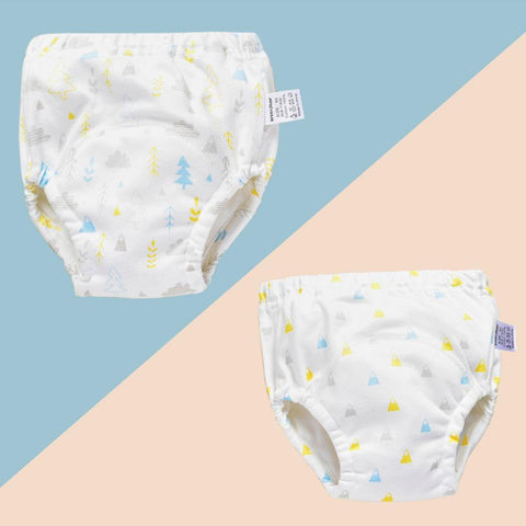 Image of Baby training learning pants baby gauze diaper pants - Paule & Angels