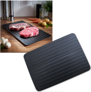 Image of Fast Defrosting Tray Thaw  Kitchen Quick Aluminum Thaw Plate - Paule & Angels