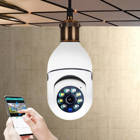 Image of WiFi CAMERA 1080P Bulb 4X Zoom Camera E27 Home 5GWiFi Alarm Monitor