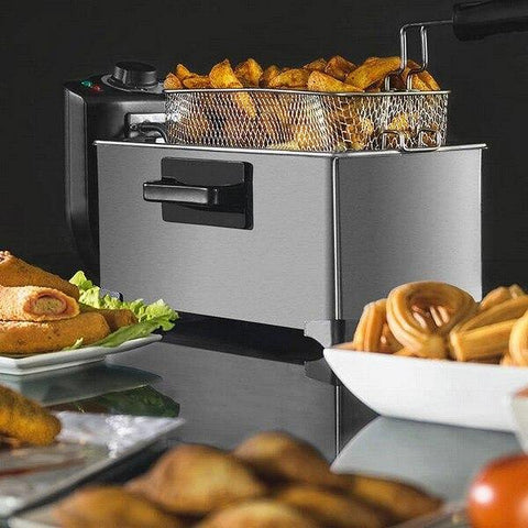 Image of Deep-fat Fryer Cecotec Cleanfry 3L 2000W Stainless steel - Paule & Angels