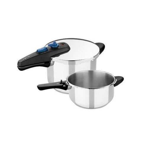 Image of Set of pressure cookers Monix M570005 (2 pcs) Stainless steel - Paule & Angels