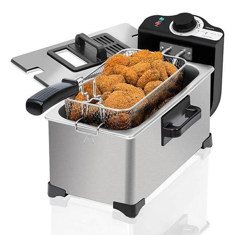 Image of Deep-fat Fryer Cecotec Cleanfry 3L 2000W Stainless steel - Paule & Angels