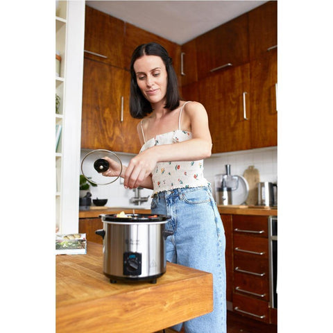 Image of Slow Cookers Russell Hobbs 25570-56 Home Appliances Kitchen Cooking Appliance Slow cooker Compact Home black stew Aluminium Alloy Ceramic - Paule & Angels