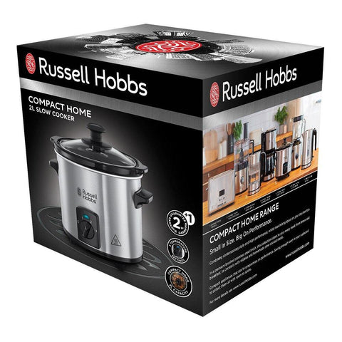 Image of Slow Cookers Russell Hobbs 25570-56 Home Appliances Kitchen Cooking Appliance Slow cooker Compact Home black stew Aluminium Alloy Ceramic - Paule & Angels